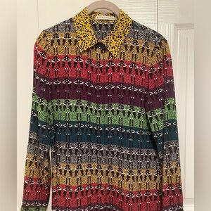 Alice + Olivia Button Down Long Sleeve Shirt